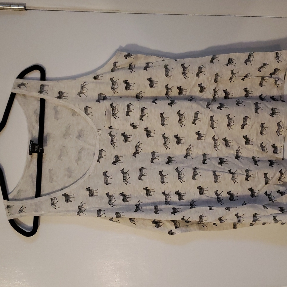 Torrid, size 3 Zebra tank